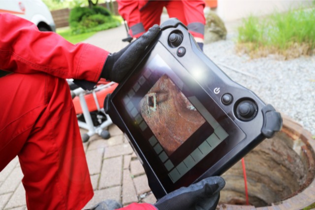 camera-inspectie-riool-thuis-geel 3 camera inspectie riool thuis geel -